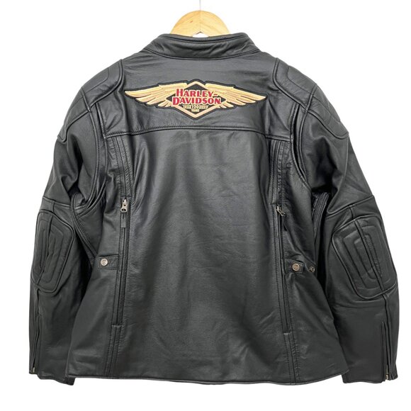 Harley-Davidson® Women's Leather Motorcycle Jacket 2XL - Picture 2 of 16